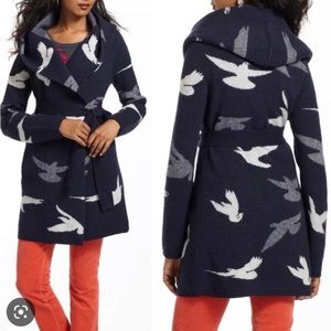 Anthropologie Morning Birds Sweater Coat